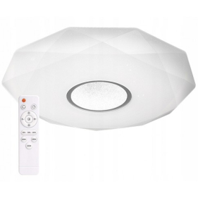 Obrázok pre LED DIAMOND Ceiling kruhový 48W/230V/Chróm + diaľkové ovládanie