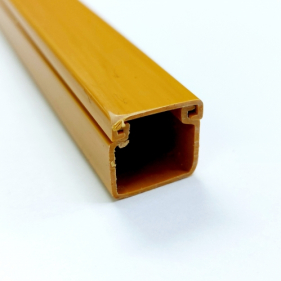 Elektroinštalačná plastová lišta svetlé drevo 17x15mm 2m Obrázok pre Elektroinštalačná plastová lišta svetlé drevo 17x15mm 2m