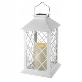 Obrázok pre Solárny LED lampáš LATRO, biela