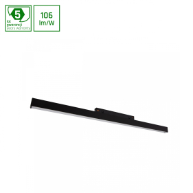 Obrázok pre LED lineárne svietidlo LINE M pre koľajnicový SYSTEM SHIFT čierne, 17W/1800lm, Teplá biela