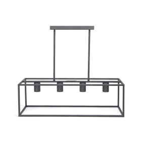 Závesný luster 4xE27/230V/Čierna Obrázok pre Závesný luster 4xE27/230V/Čierna