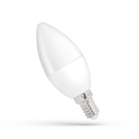 Stmievateľná LED žiarovka E14 5W/470lm , svieca C37 , Teplá biela Obrázok pre Stmievateľná LED žiarovka E14 5W/470lm , svieca C37 , Teplá biela