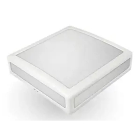 Vodeodolný LED Ceiling štvorcový biely ERIS 1xE27 , 272mm , IP44 IK10 Obrázok pre Vodeodolný LED Ceiling štvorcový biely ERIS 1xE27 , 272mm , IP44 IK10