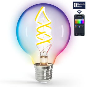 SMART Led žiarovka E27 4,9W/470lm , glóbus G95 LED vlákno , RGB+CCT Obrázok pre SMART Led žiarovka E27 4,9W/470lm , glóbus G95 LED vlákno , RGB+CCT