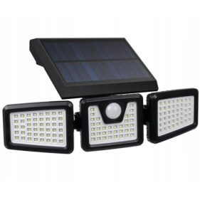 Solárne LED osvetlenie SATURN II IP65, SMD 2835, so senzorom, Studená biela Obrázok pre Solárne LED osvetlenie SATURN II IP65, SMD 2835, so senzorom, Studená biela