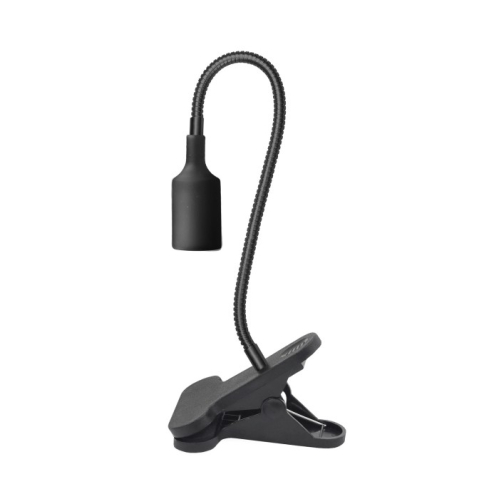 Obrázok pre LED stolná lampa flexibilná PLANTY CLIP B 1xE27 čierna s klipom