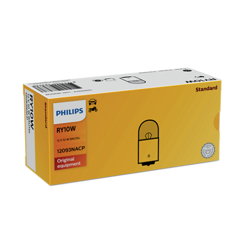 Obrázok pre PHILIPS Halogénová Autožiarovka BAU15s , 12V , 10W , RY10W, oranžová