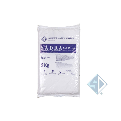 Obrázok pre Sadra sivá 5kg GYPSTREND