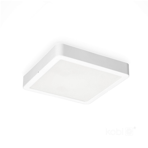 Obrázok pre Led Panel štvorcový biely prisadený 18W/1800lm 225mm Neutrálna biela s PZH