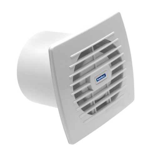 Obrázok pre Kanlux Ventilátor do kúpelne a WC CYKLON EOL100P, 19W , Ø100 so spätnou klapkou a ťahovým vypínačom