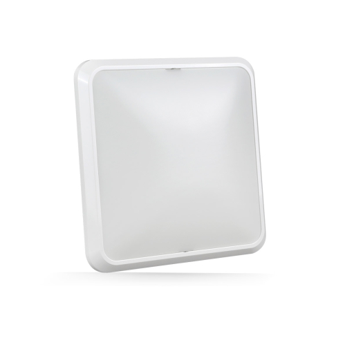 Obrázok pre Led Ceiling štvorcový biely 12W/900lm 250mm , IP20 , s mikrovlnným senzorom, Neutrálna biela 
