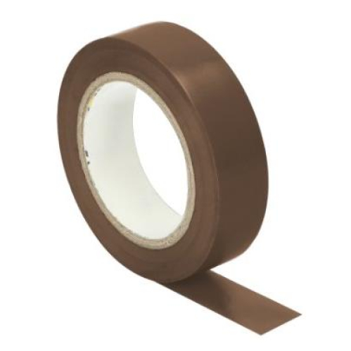 Obrázok pre Izolačná páska PVC 15mm x 10m hnedá