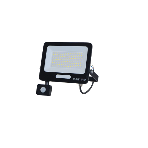 Obrázok pre LED reflektor 100W/10000lm , so senzorom , Studená biela