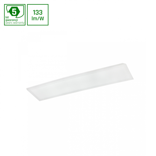 Obrázok pre Led Panel hranatý biely 40W/5300lm 1200x300x32mm Neutralana biela biela s
