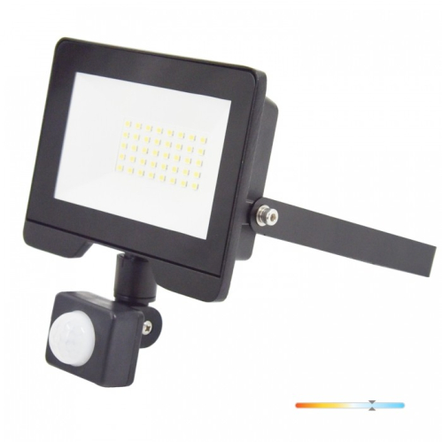 Obrázok pre LED reflektor 30W/2560lm , so senzorom , Studená biela