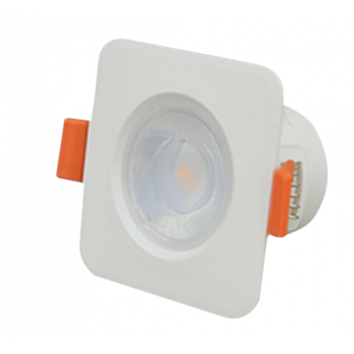 Obrázok pre Led Panel štvorcový biely pevný 8W/640lm , 74mm , 100° , IP40 , Neutrálna biela