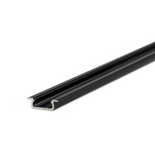 Obrázok pre Led zápustný profil hliníkový Minilux WPUST čierny bez krytky - 1m