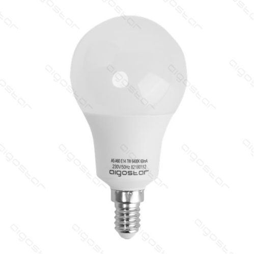Obrázok pre LED žiarovka E14 7W/560lm , klasik A60 , Teplá biela