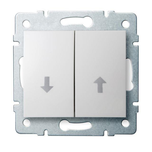 Obrázok pre Kanlux Žalúziový spínač s mechanickým blokovaním kontaktov Mowion LOGI 02-1100-102 biely
