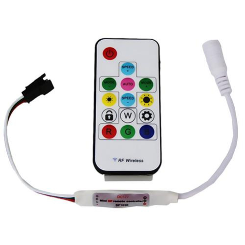 Obrázok pre RF ovládač digital + diaľkové ovládanie 14 tlačidiel 72W , 6A so spojkou WS2811