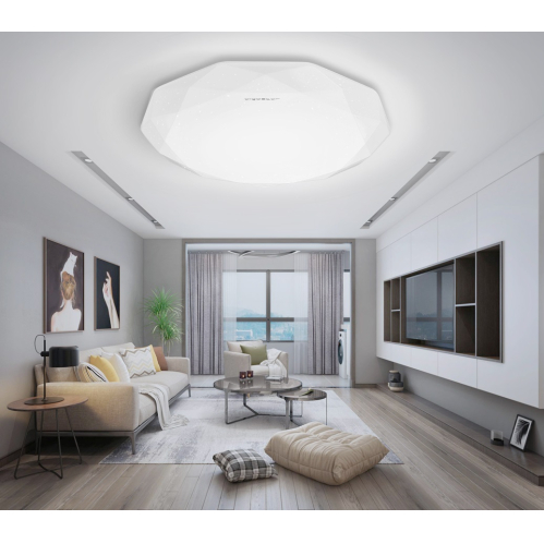 Obrázok pre Led Ceiling kruhový biely DIAMOND 20W/1400lm , 343.4mm , Teplá biela