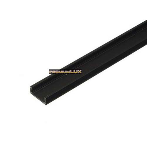 Obrázok pre Led profil hliníkový Minilux čierny bez krytky -1m