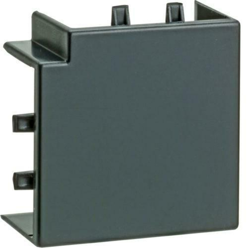 Obrázok pre HAGER Tehalit Vnútorný roh plochý pre Elektroinštalačnú plastovú lištu, spojka čierna 20x35mm