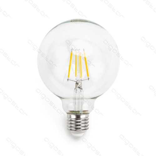 Obrázok pre LED žiarovka E27 4W/450lm , G95 LED vlákno , Teplá biela