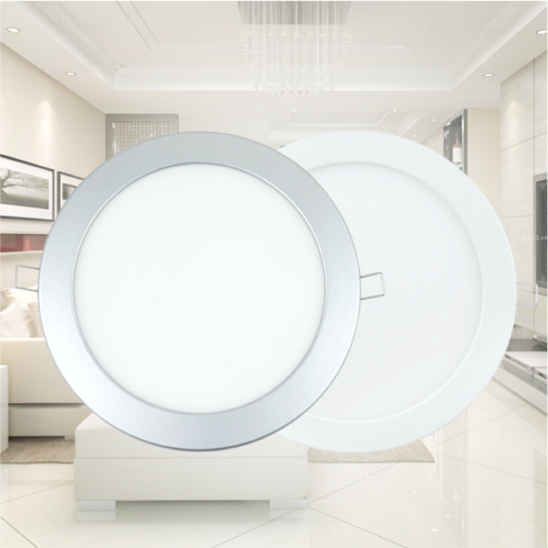 Obrázok pre E6 Led Panel kruhový biely 20W/1450lm 240mm Studená biela E6