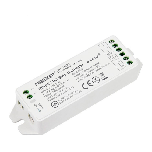 Obrázok pre Prijímač diaľkového ovládania RGBW RF Mi-Light MiBOXER 4 -pásmový 12A 120W 2,4gHz