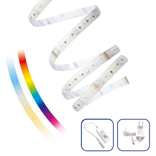 Obrázok pre SMART KOMPLET RGB CCT LED pás vodeodolný IP44 17w/1200lm , 5M