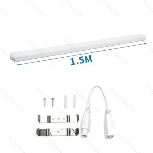 Obrázok pre LED prisadené trubicové svietidlo 30W/3000lm ,IP20 IK08, 150cm , Neutrálna biela s prívodným káblom a vidlicou