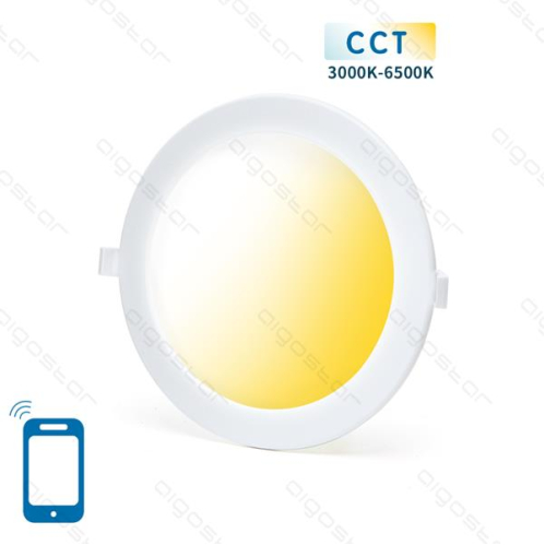 Obrázok pre SMART Led panel kruhový biely 18W/1380lm , 220mm , CCT