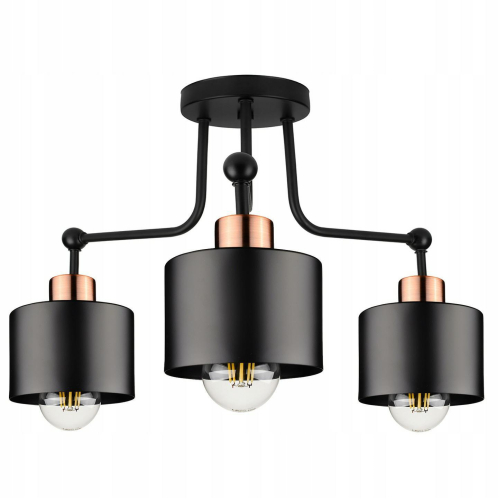 Obrázok pre Loft ABI-G P2 Závesný luster 3xE27/230V/Čierna