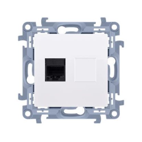 Obrázok pre Kontakt Simon10 Dátová zásuvka RJ45Cat 5e 1921 biela