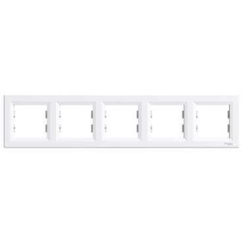 Obrázok pre SCHNEIDER Electric Rámček-5 Asfora biely