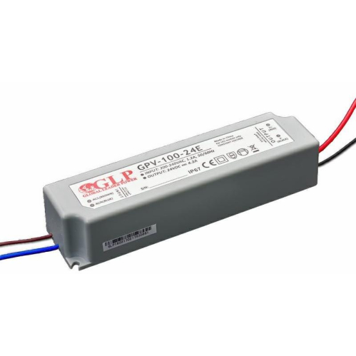 Obrázok pre GPV Vodeodolný napájací zdroj pre Led pásy - 24V/100W , IP67