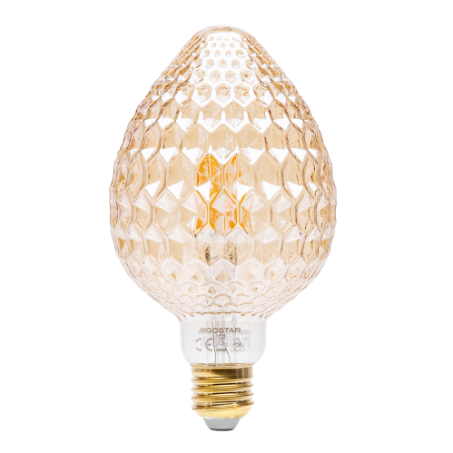Obrázok pre LED žiarovka E27 4W/320lm , LED vlákno AMBER , Teplá biela