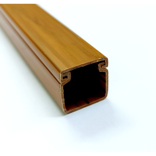 Obrázok pre Elektroinštalačná plastová lišta tmavé drevo 17x15mm 2m