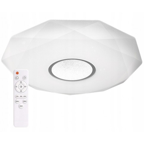 Obrázok pre LED DIAMOND Ceiling kruhový 48W/230V/Chróm + diaľkové ovládanie