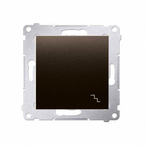 Obrázok pre Kontakt Simon54 Jednopáčkový schodiskový vypínač č.6 DW6.01/46 hnedá matná