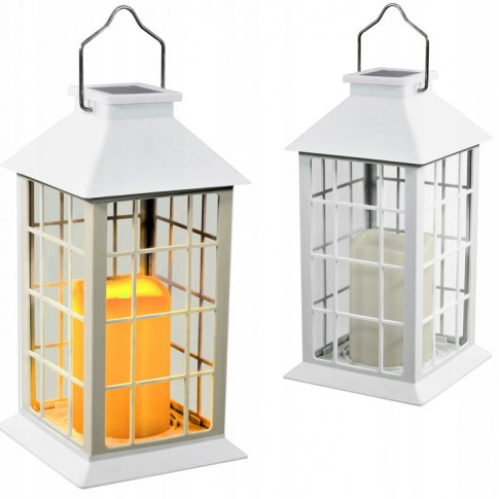 Obrázok pre Solárny LED lampáš LATRI, biela