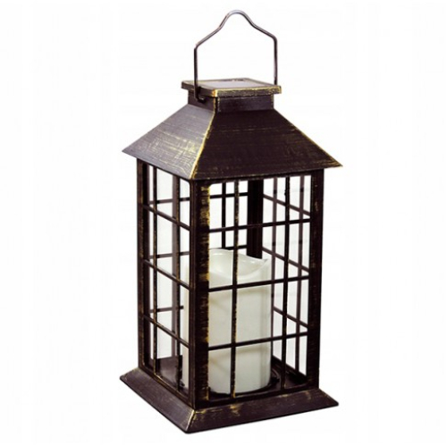 Obrázok pre Solárny LED lampáš LATRI, patina