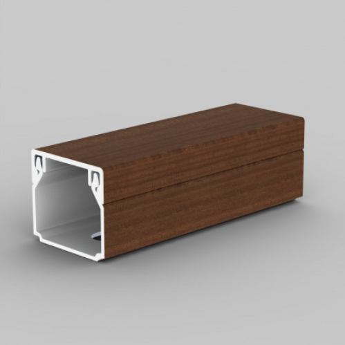 Obrázok pre Elektroinštalačná plastová lišta tmavo hnedá LHD 20x20mm I2 2m
