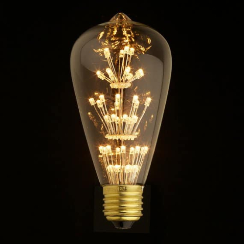 Obrázok pre LED žiarovka E27 1,8W/100lm , ST64 Starry Sky , Teplá biela