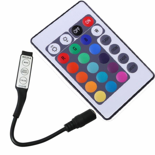 Obrázok pre IR ovládač RGB + diaľkové ovládanie , 12V DC , 72W