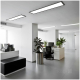 Obrázok pre Led Panel hranatý čierny prisadený 36W/3960lm 1200x300mm Neutrálna biela