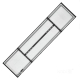 Obrázok pre Led Panel hranatý čierny prisadený 36W/3960lm 1200x300mm Neutrálna biela
