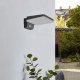 Obrázok pre Nástenné Solárne LED osvetlenie SONDA SQUARE 5W/600lm , IP44 , so senzorom a 3 módmi svietenia , Studená biela