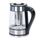 Obrázok pre Rýchlovarná kanvica s filtrom 1,7L , nerez,čierna - 2200W